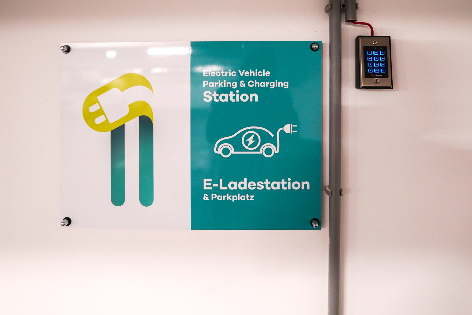 Estaciones de carga para coches eléctricos en un apart hotel en Viena