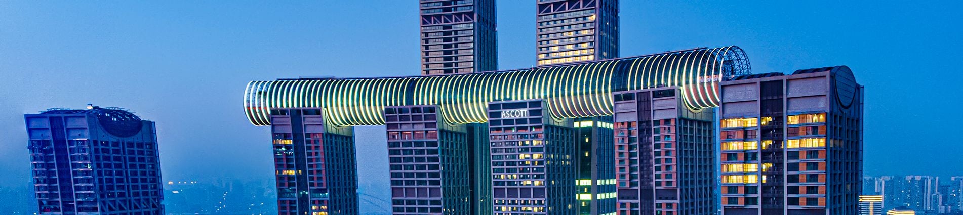 Overview Ascott Raffles City Chongqing Facade 1902x425 New