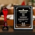 <strong>2021 Best Serviced Apartment</strong></br>2021 13th Best Hotel Awards went public in Shanghai recently. With superlative market reputation and top-quality service, Oakwood Residence Hangzhou was granted Best Serviced Apartment award.
