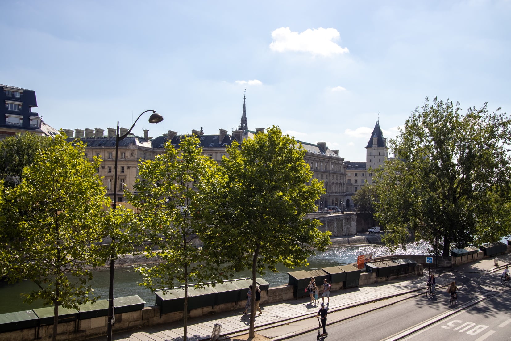Vue extérieure de notre appart hotel à Paris 6