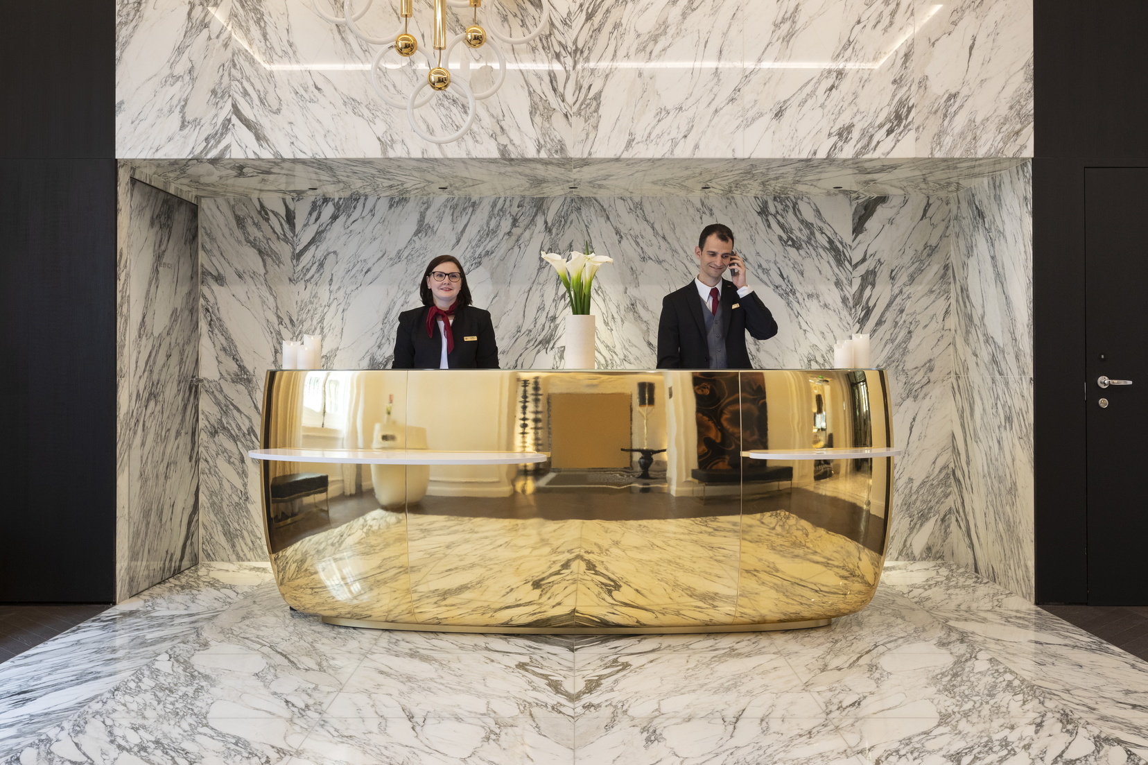 Réception de notre Hôtel 5 étoiles à Paris 8