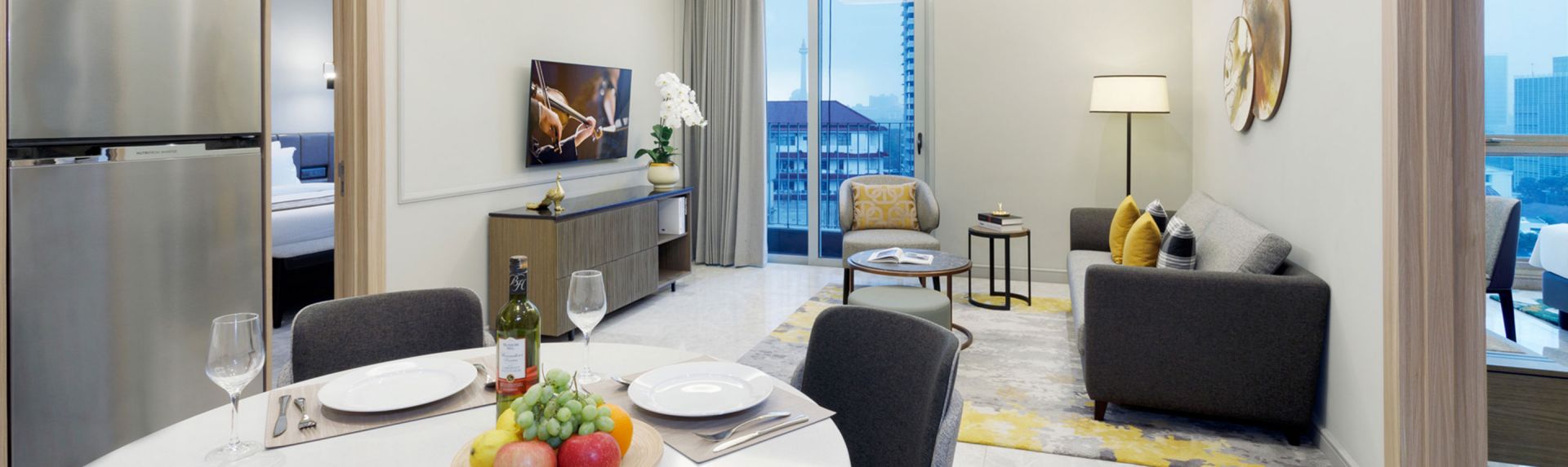 banner 2 bedroom ascott menteng