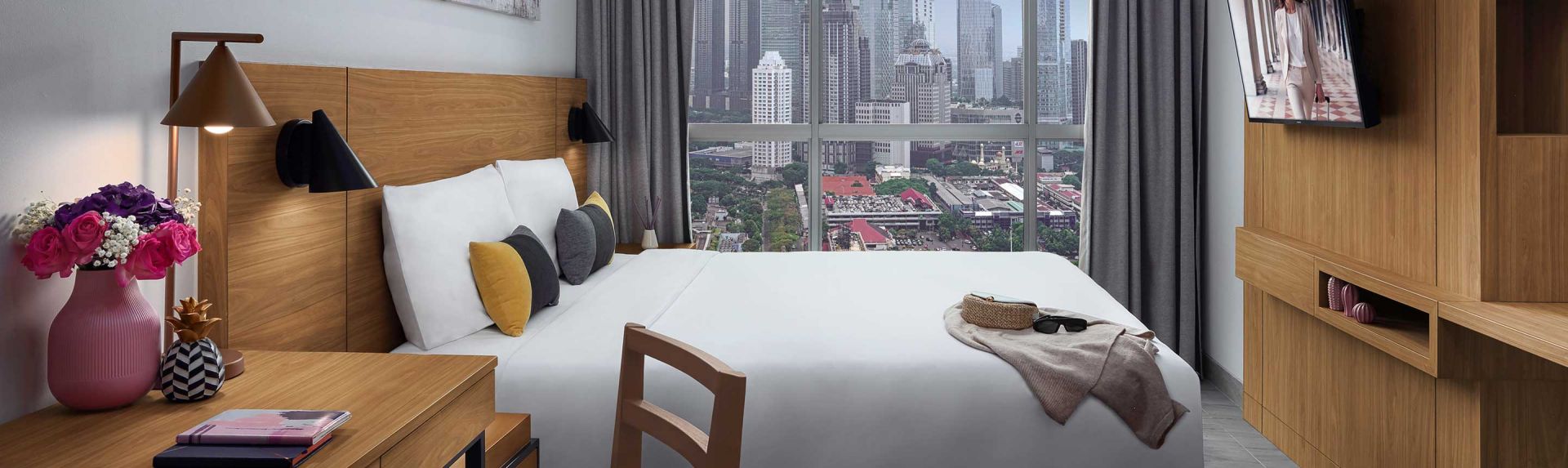 bannière 1 chambre Deluxe avec très grand lit