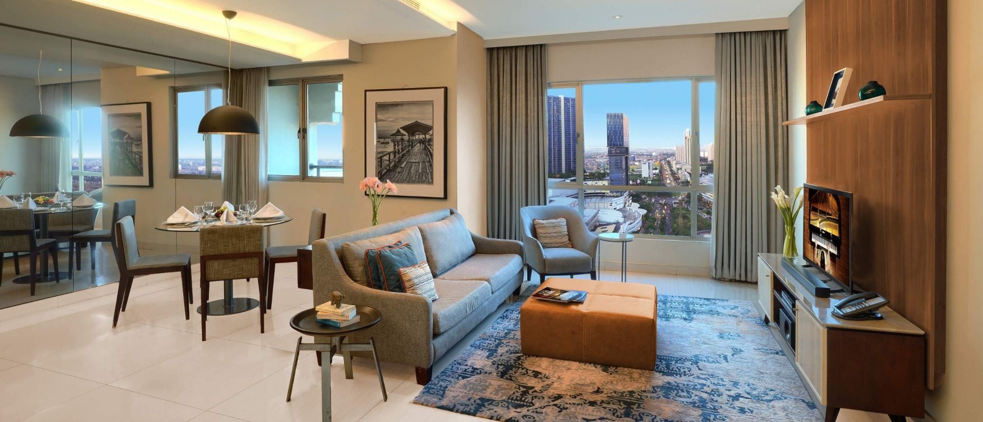 Eksekutif 2 Kamar Tidur Ascott Waterplace Surabaya