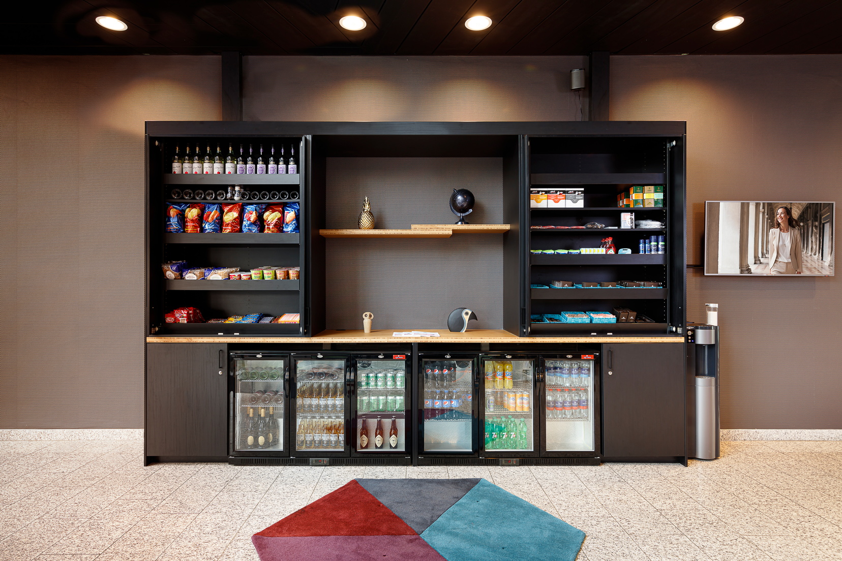 Grocery corner of our Amsterdam apart hotel Amsterdam