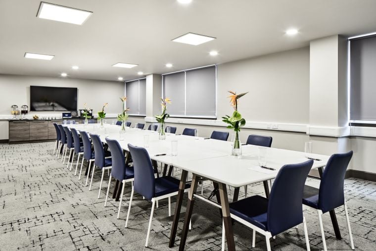 Boardroom configuration of our Apart hotel Liverpool