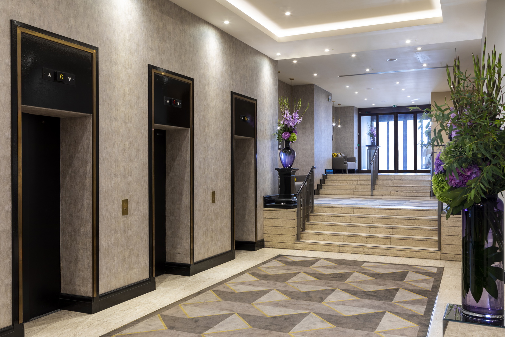 Entrance to our London hotel