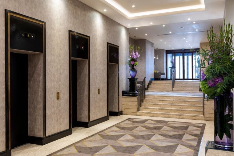 Entrance to our London hotel