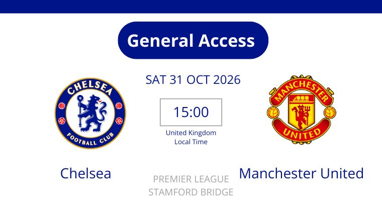 ASR Stay & Match: Chelsea vs Manchester United (31 Oct 2026)