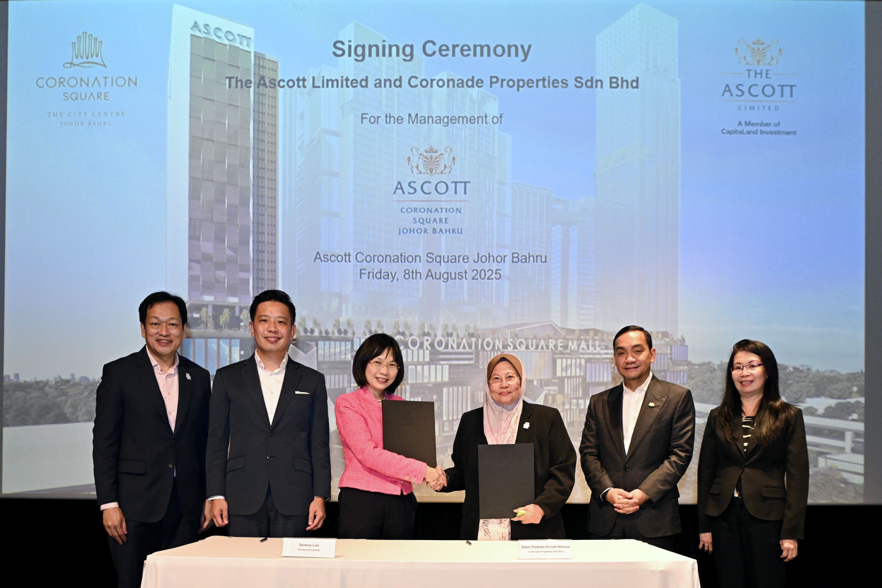 Ascott Signs Landmark Hotel Management Agreement at Coronation Square,  within JS SEZ | Discover ASR | English