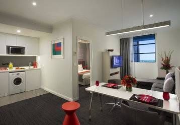 Overview Sr Aust Perth Cit St Georges Terrace 1brm Dlx Living Rm Hr 53