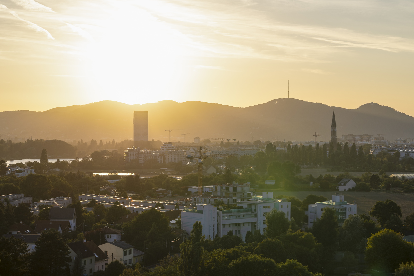 View of the city from District 22, our Rooftop Bar & Terrace