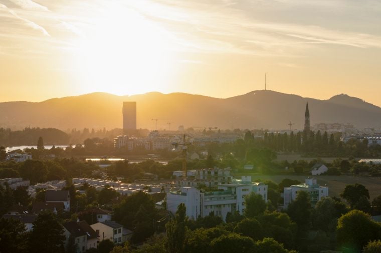 View of the city from District 22, our Rooftop Bar & Terrace