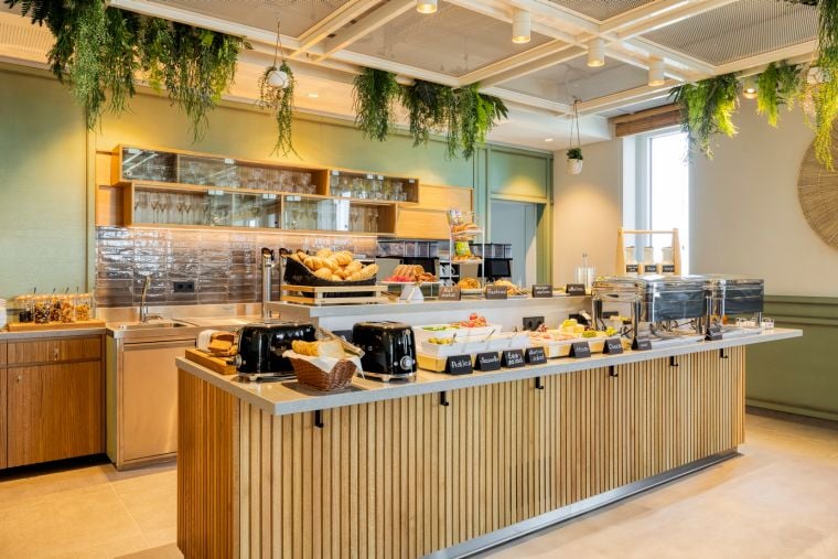 Continental breakfast buffet served 7 days a week