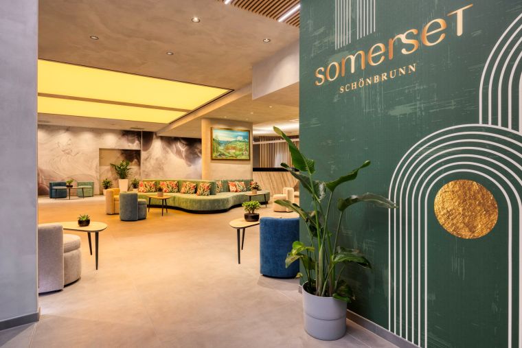 Reception and its lounge area