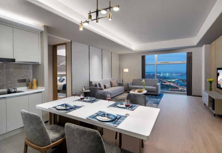 Apartment Types Ascott Xiangjang Ffc Changsha 2brm Exe Living Rm