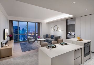 Apartment Types Ascott Raffles City Chongqing 1 BR EXE 358x248 New