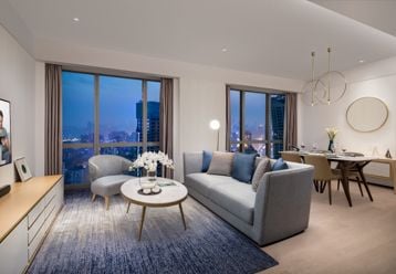 Apartment Types Ascott Raffles City Chongqing 2 BR EXE 358x248 New