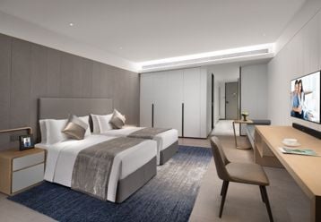 Apartment Types Ascott Raffles City Chongqing Studio Deluxe Twin 358x248 New