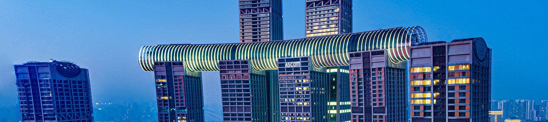 Overview Ascott Raffles City Chongqing Facade 1902x425 New