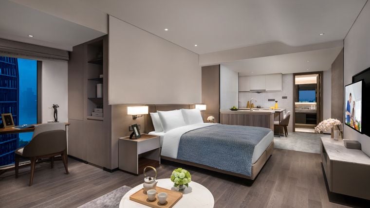 Apartment Types TAL SR China Hangzhou Som IOC Studio Dlx Bedrm 760428