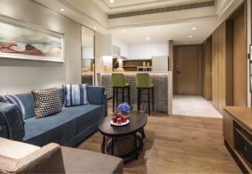 Elegant One-Bedroom Deluxe Twin at Somerset Swan Lake Hefei