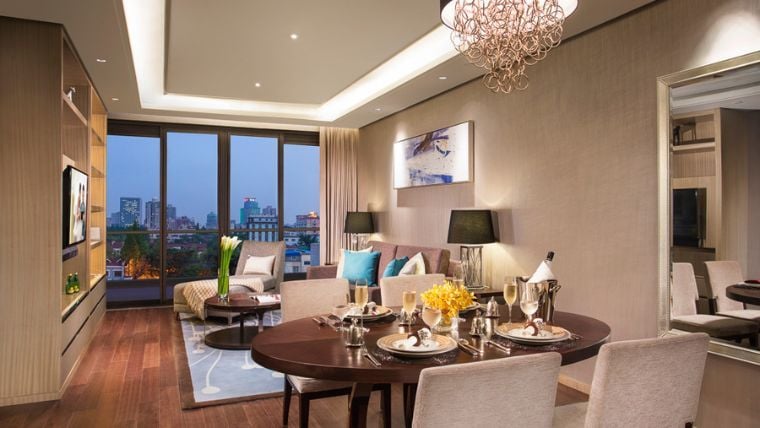 Apartment Types CN Shanghai AHSS 2BRMDlx DiningRm 2015 LR
