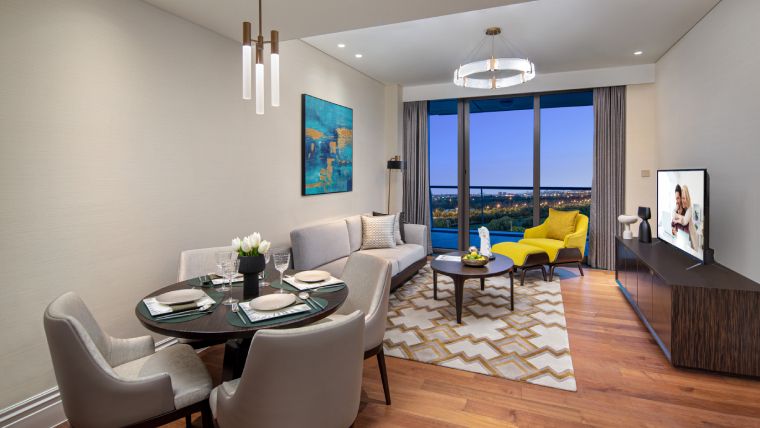 Apartmenttypes Ascott Sunland Shanghai 2brm Exe Living