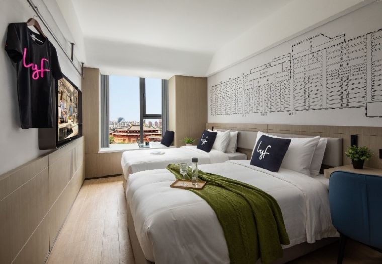 Apartmenttypes Lyf Dayanta Xian Side By Side Bedroom