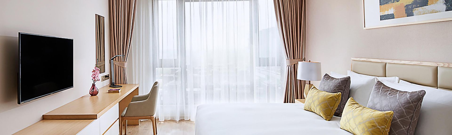 Oakwood Apartments Yangzhou One Bedroom Executive Twin Apartment Banner Desktop