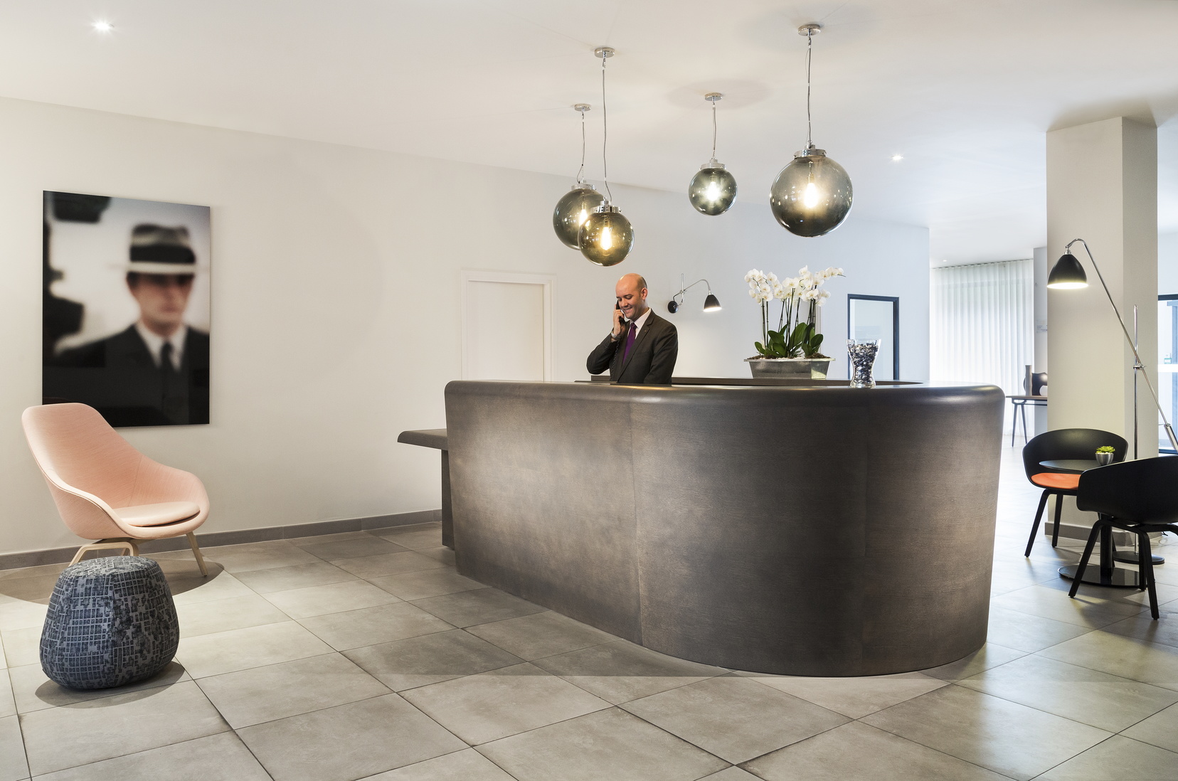 24/7 reception of our apart hotel in Lyon 2