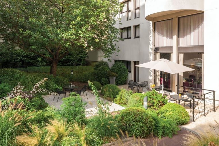 Garden/Terrace of our apart hotel Paris 13