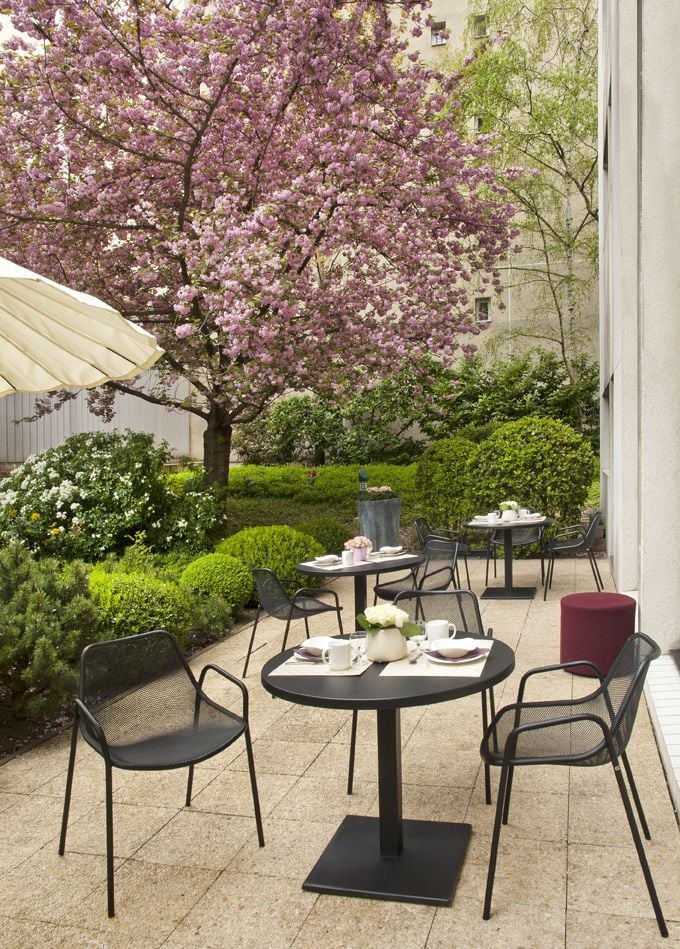Garden/Terrace of our apart hotel Paris 13