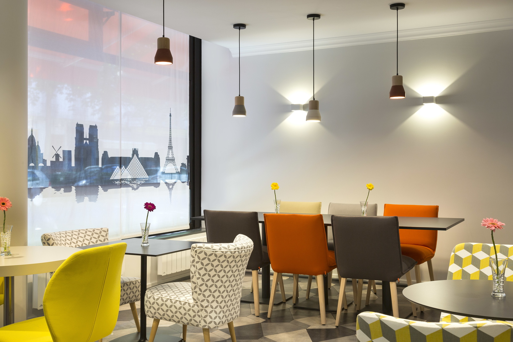 Breakfast room of our apart hotel in Paris 12