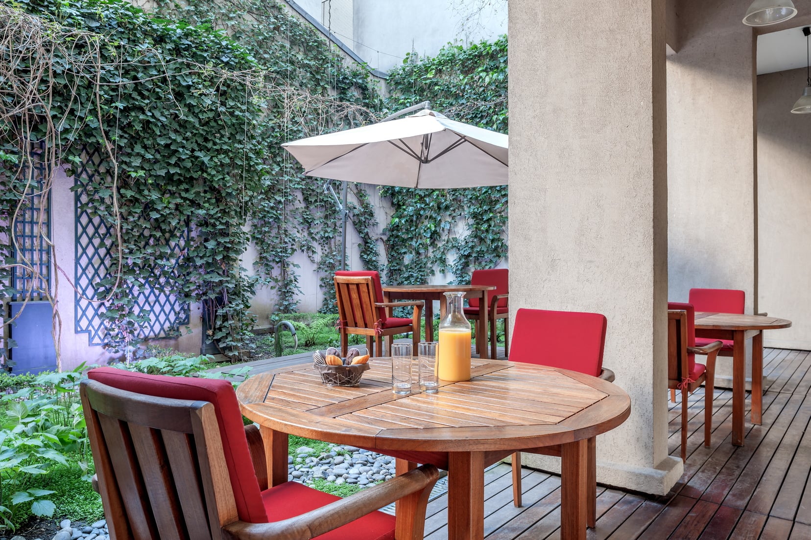 Jardin/Terrasse de notre appart hotel Paris 14