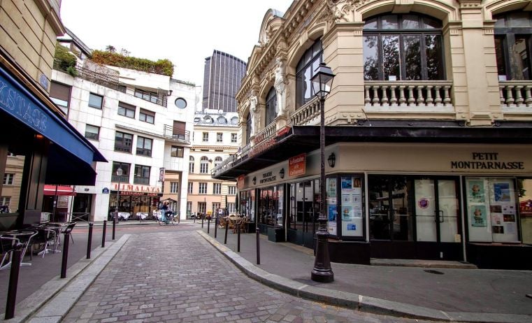 Petit Montparnasse theatre, bars and restaurants near our apart hotel Paris 14