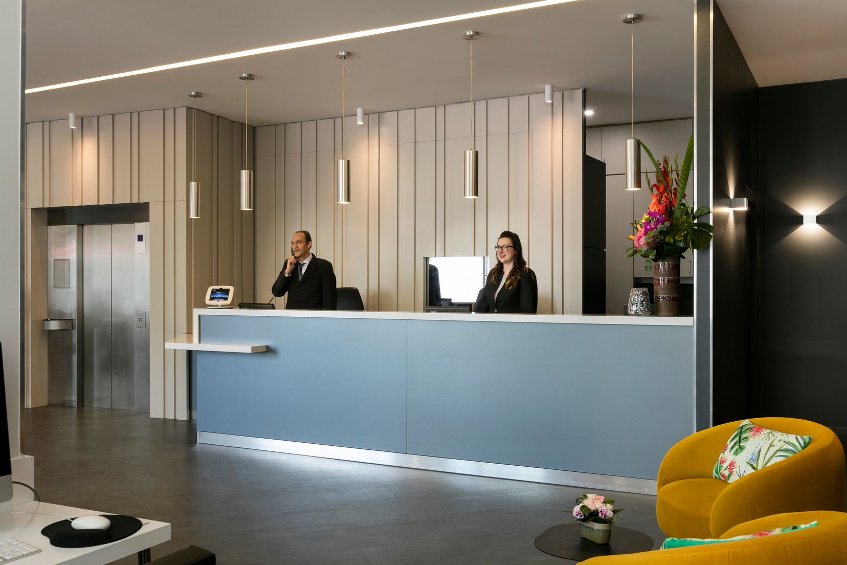 Reception open 24/7 of our apart hotel in Paris 13