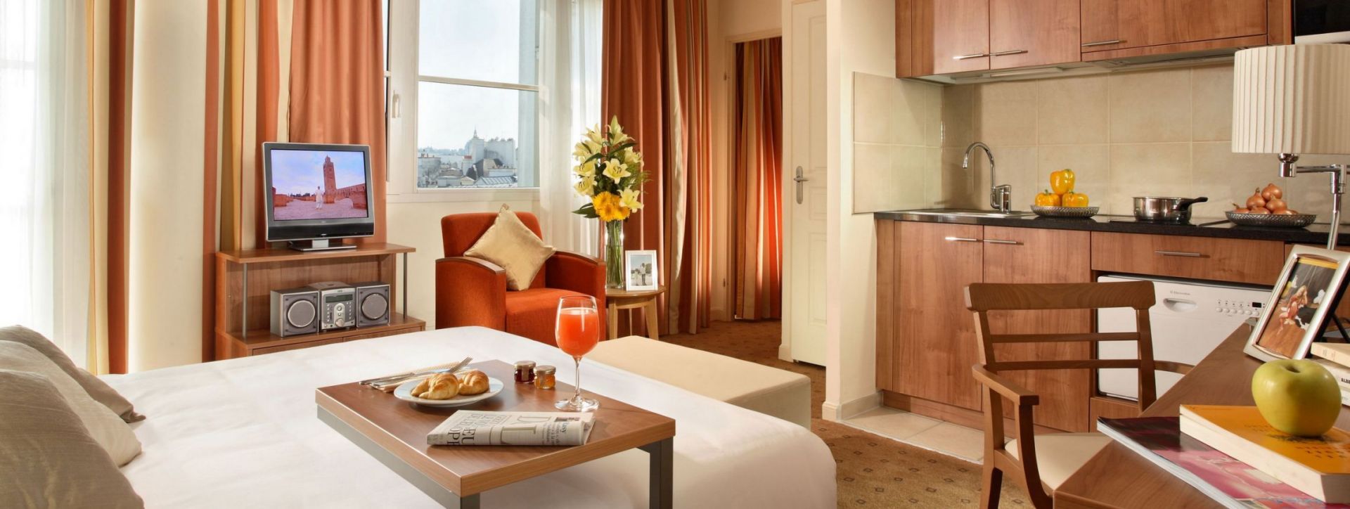 Apartments in Citadines Saint Germain Paris