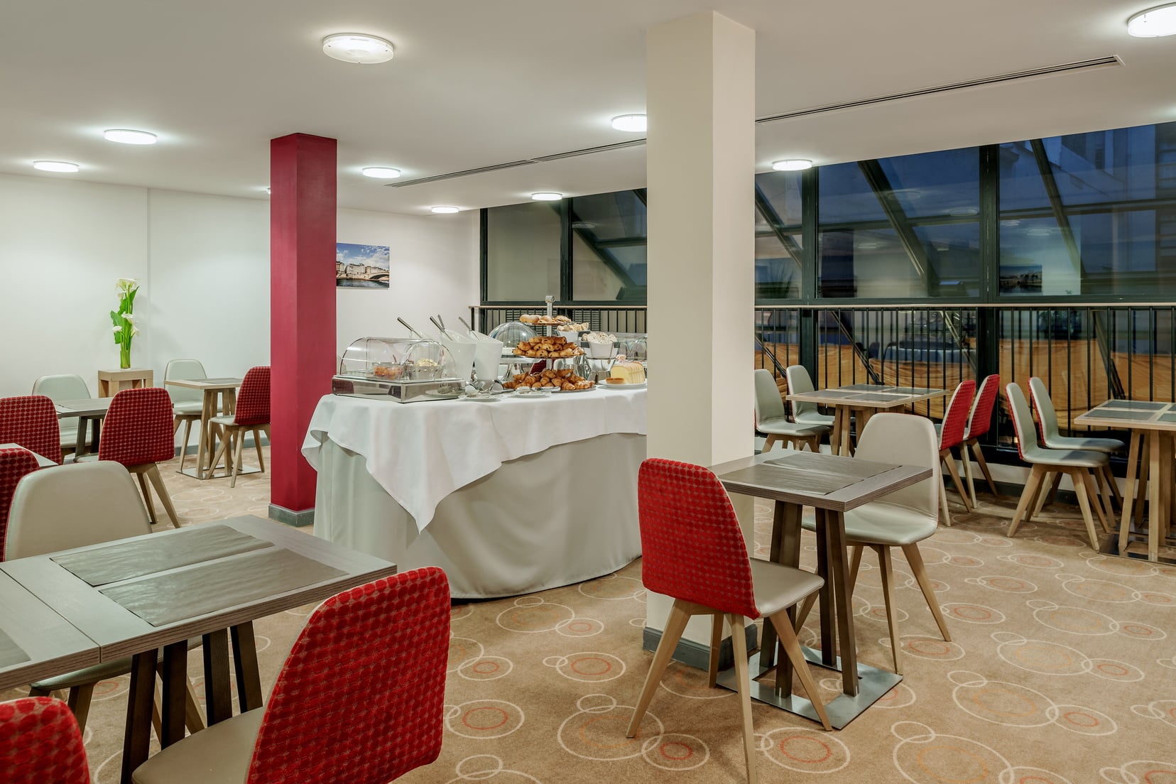 Breakfast room of our apart hotel in Paris 6