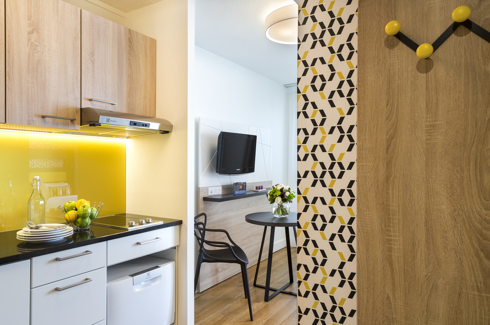 Studios fully equipped kitchen, apart hotel Paris 15