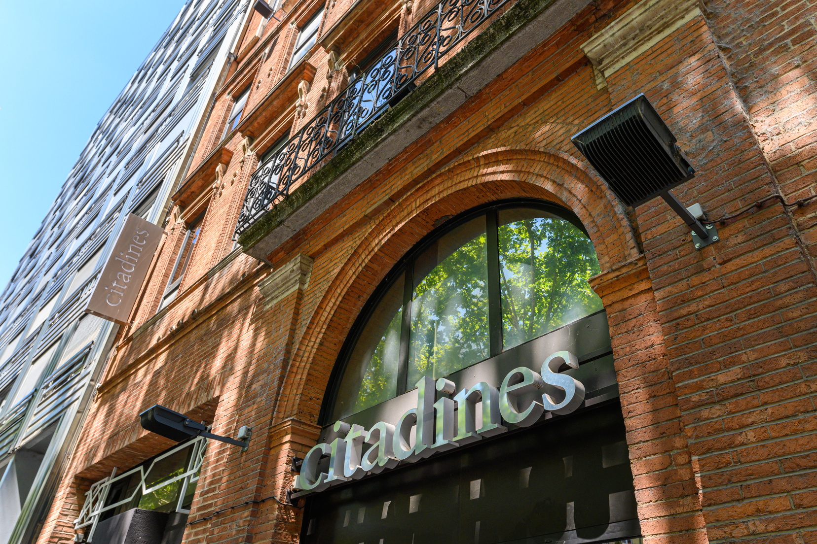 Façade de notre appart hotel à Toulouse