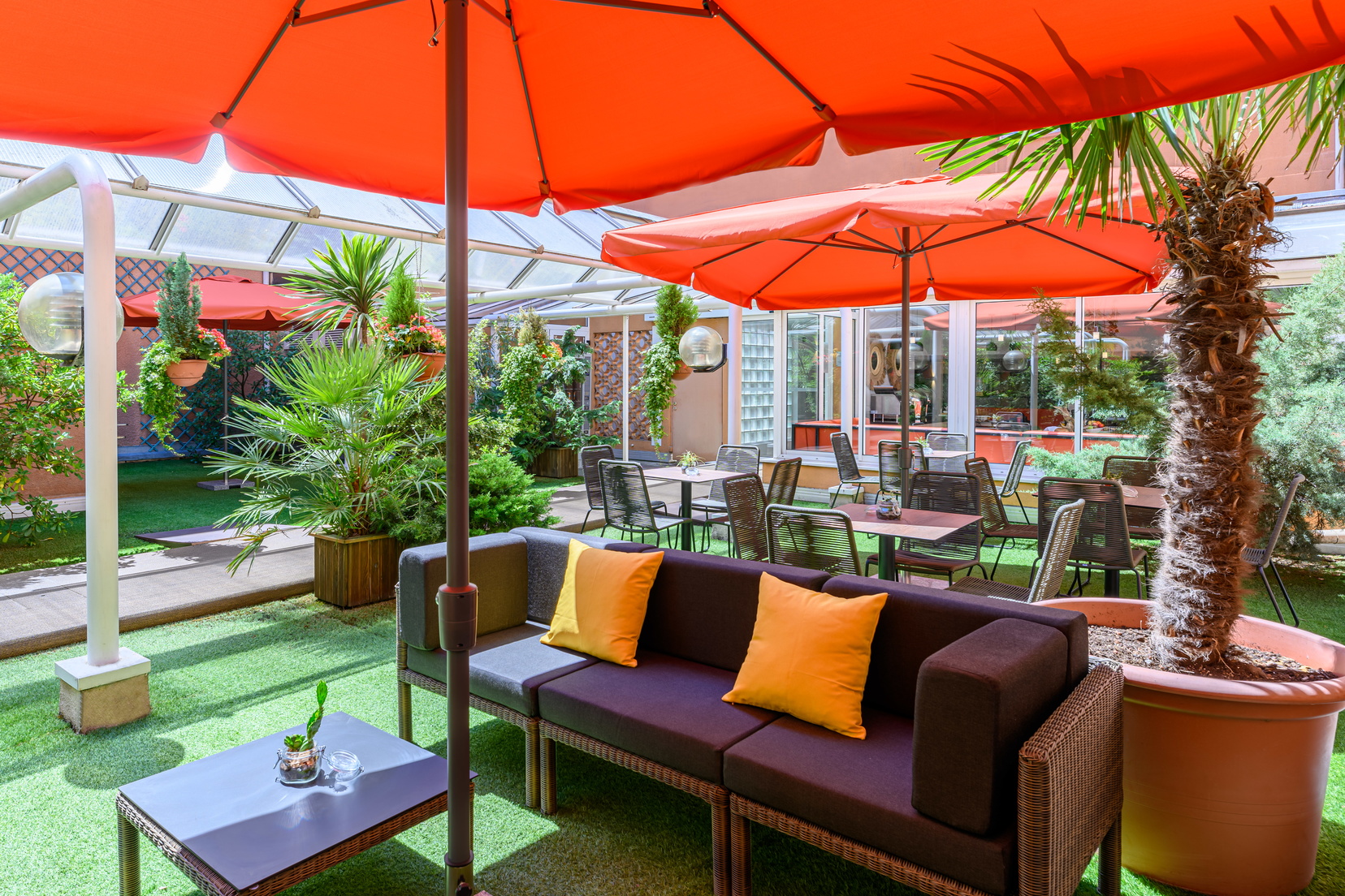 Jardin/Terrasse de notre appart hotel à Toulouse