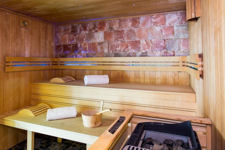 Sauna de notre hôtel à Tours