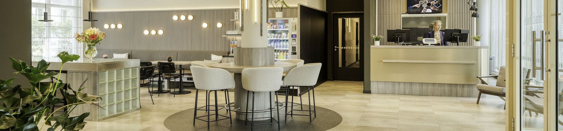 lobby at apart hotel Citadines Kurfürstendamm Berlin 
