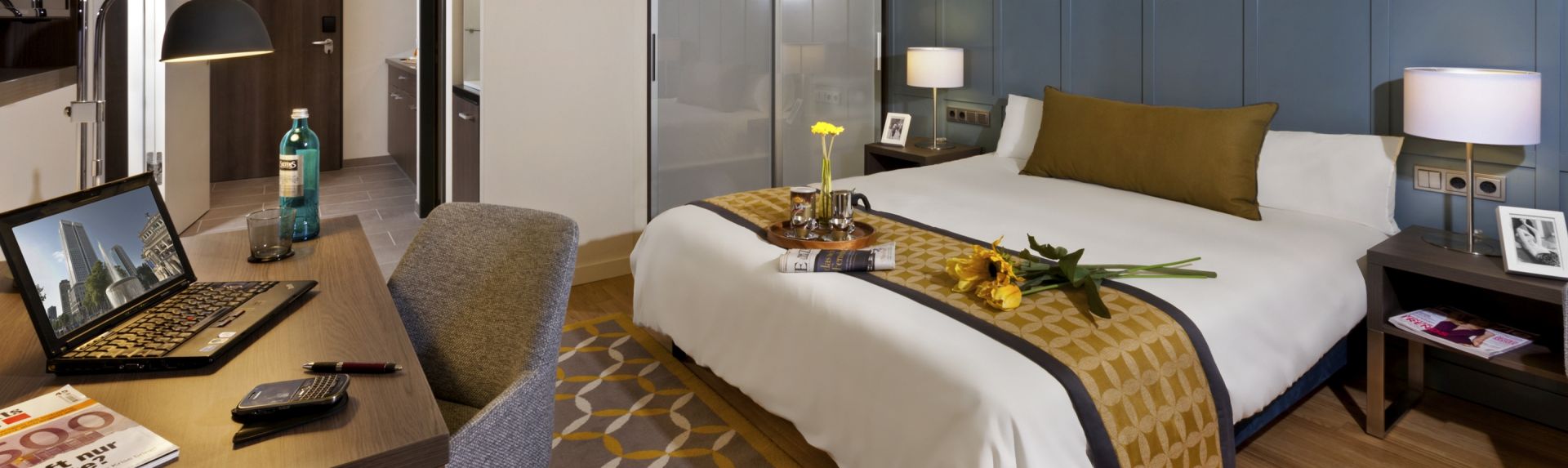 Studio at apart hotel Citadines City Centre Frankfurt