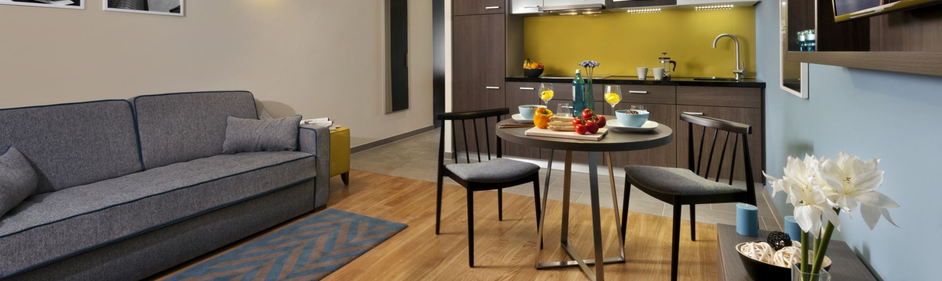 1 bedroom apartment at apart hotel Citadines City Centre Frankfurt