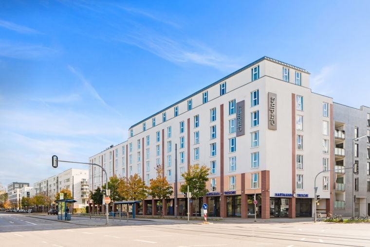 Fassade unseres Wohnen auf Zeit in Munich