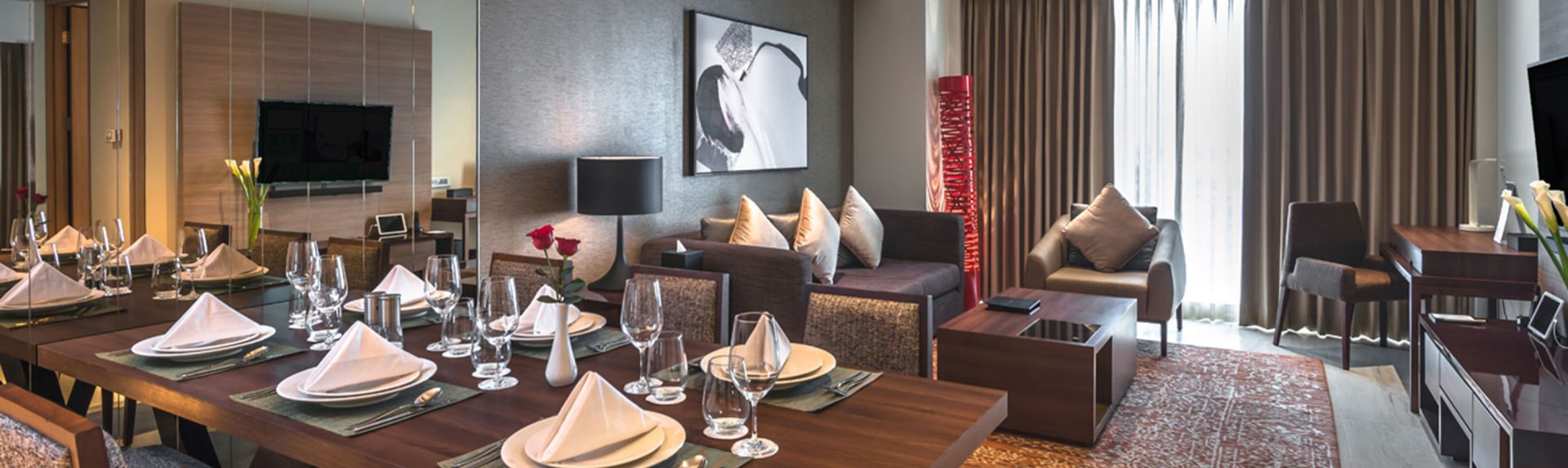 Oakwood Hotel Residence Surabaya Two Bedroom Deluxe Apartment Banner Desktop