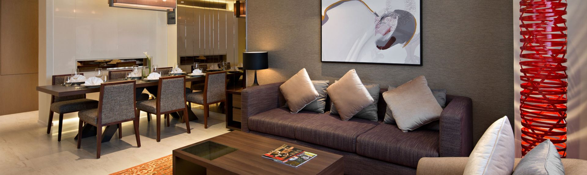 Oakwood Hotel Residence Surabaya Two Bedroom Deluxe Apartment Banner Desktop