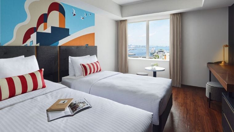Studio Executive Twin with Harbour View